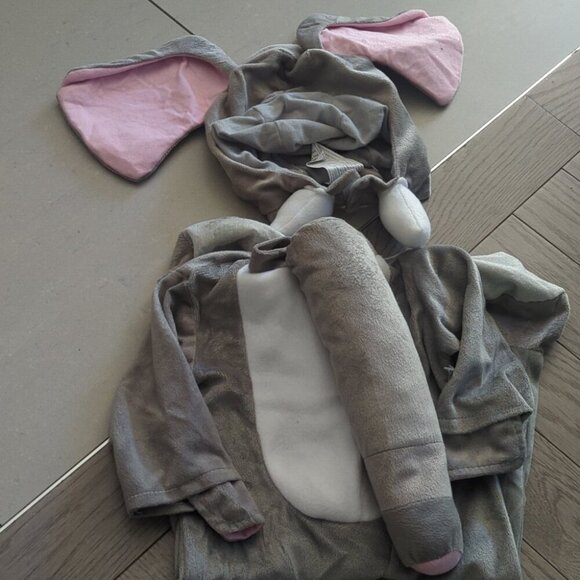 Rubie's Gray Elephant Infant Costume - Size 0-6 Mts NWT - Picture 4 of 5